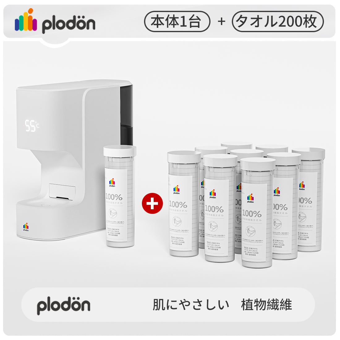 PLODON Smart Hot Face Towel Dispenser